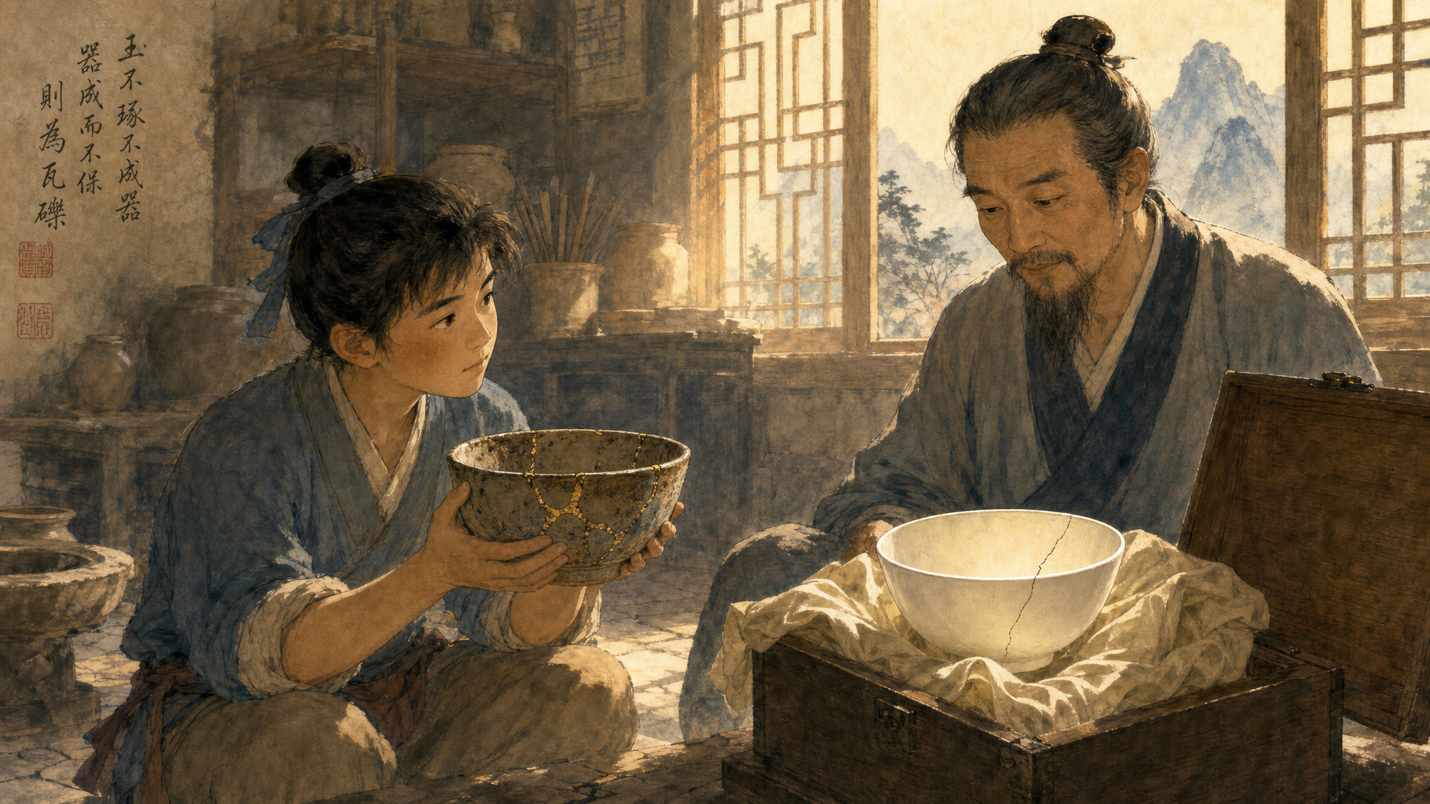 師父的完美碗 插圖
