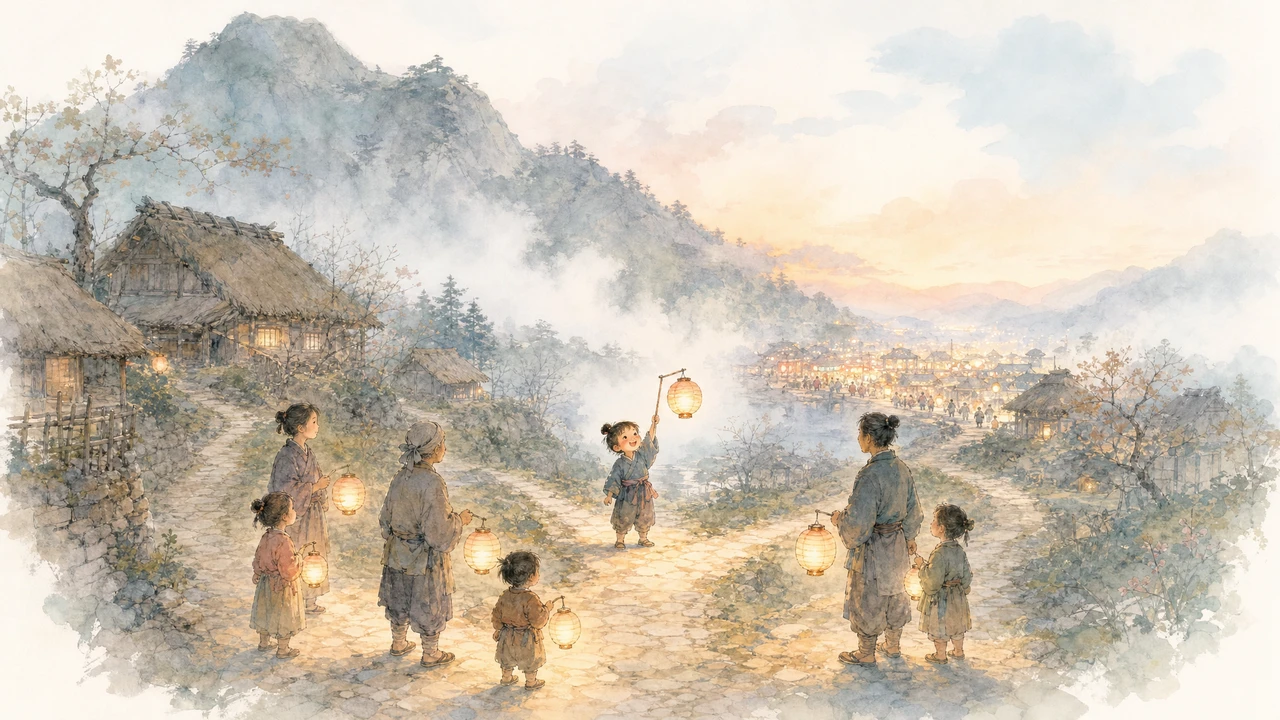 百盞燈 插圖