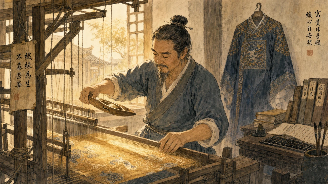 那個織出最好布的人 插圖