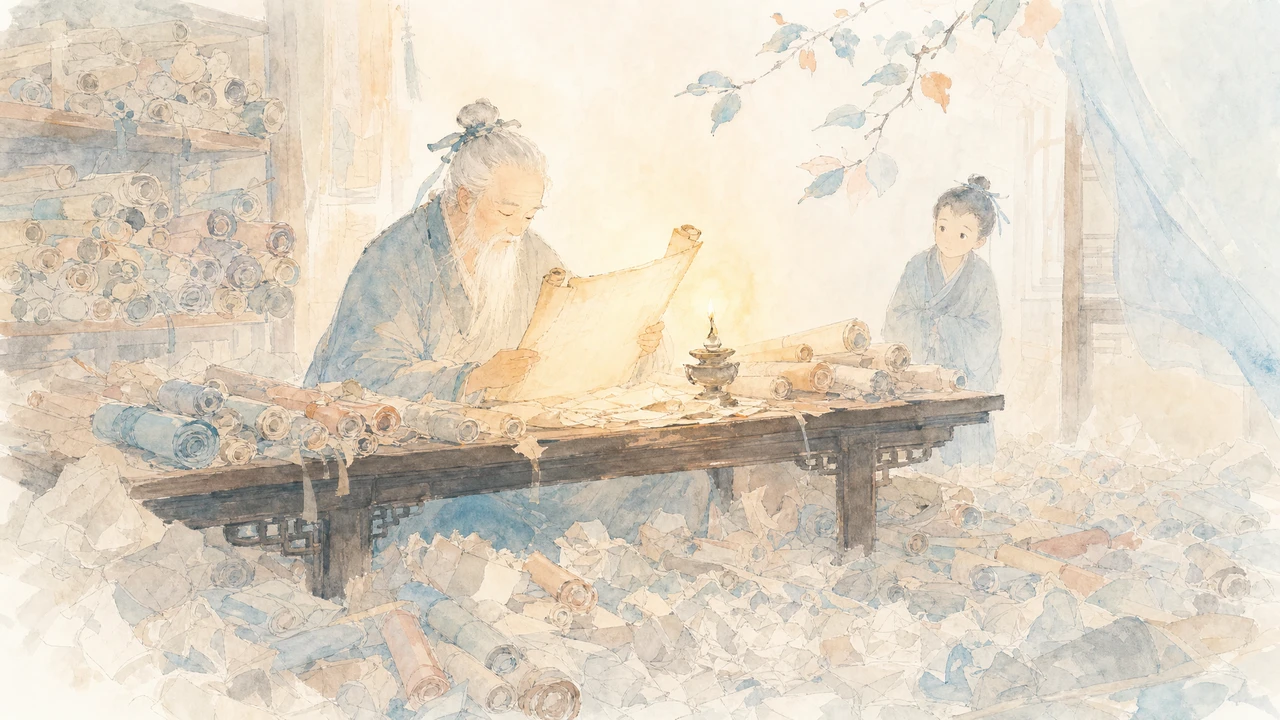 那間堆滿竹簡的閣樓 插圖